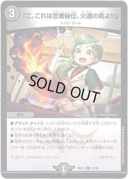 画像1: 「こ、これは忍者秘伝、火遁の術よ!!」
