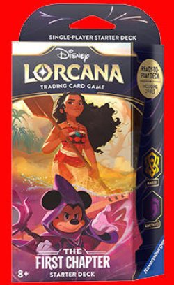 画像1: 【英語版未開封スターターデッキ】1弾 Mickey Mouse and Moana【Disney Lorcana】