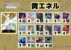 画像1: 【ワンピースデッキ】黄エネル