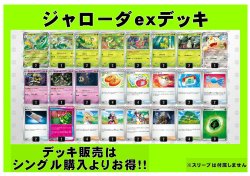 画像1: 【ポケカデッキ】ジャローダexデッキ【スタンダード】