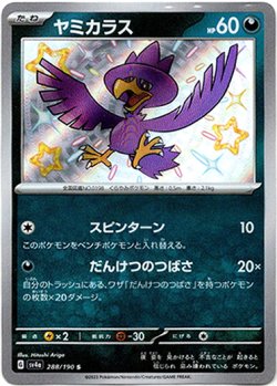 画像1: ※傷有り品（返品交換対象外）【S】ヤミカラス