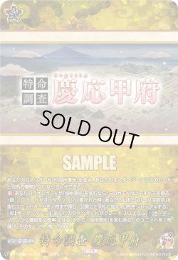画像1: 【TRR】特命調査 慶応甲府