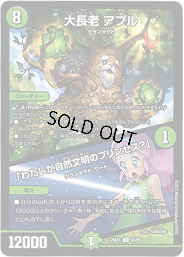 画像1: ※傷有り品（返品交換対象外）大長老 アプル / 「わたしが自然文明のプリンセス？」
