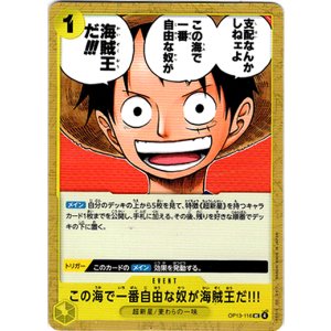 画像: この海で一番自由な奴が海賊王だ!!!