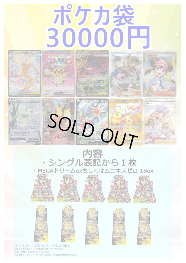 画像1: 『9』【ポケカオリパ】ポケカ袋【30000円 全10本】