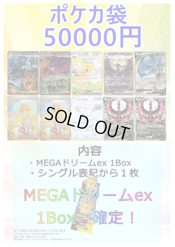 画像1: 【ポケカオリパ】MEGA冬袋【50000円 全10本】