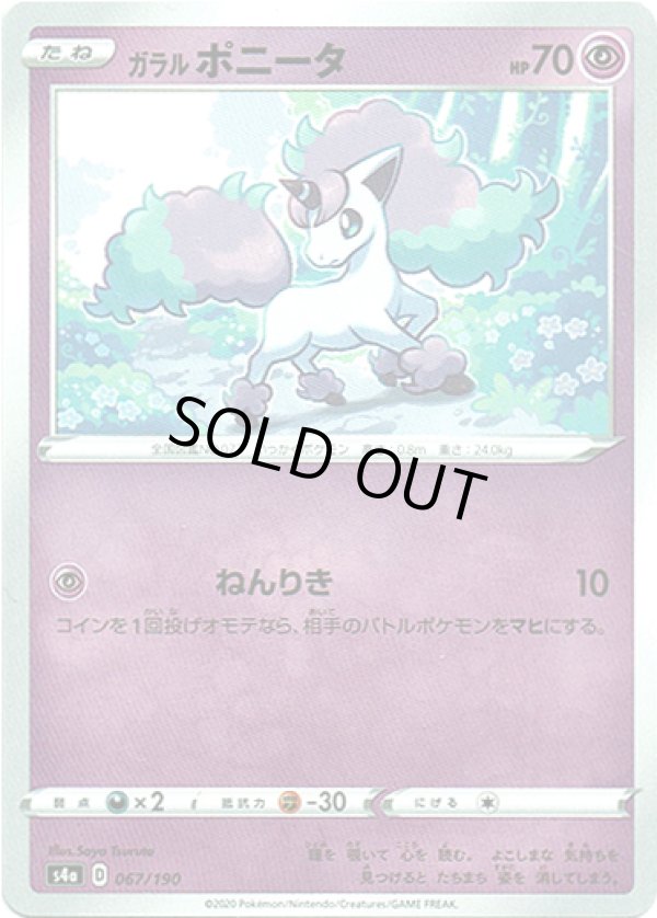 画像1: 【ミラー】ガラルポニータ