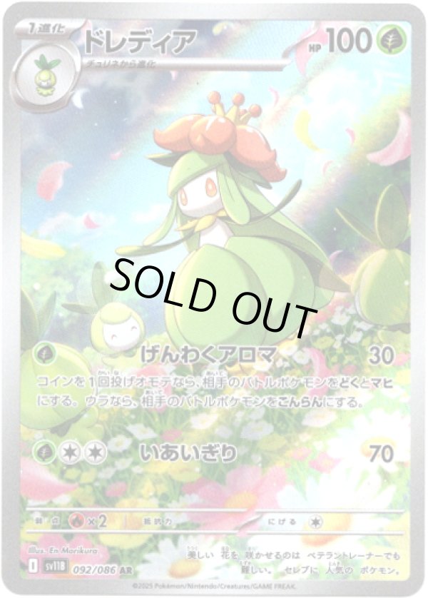 画像1: ※傷有り品（返品交換対象外）【AR】ドレディア