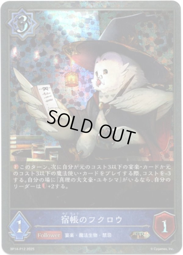 画像1: 【プレミアム】宿帳のフクロウ