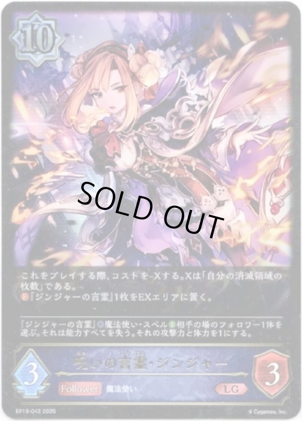 画像1: ※傷有り品（返品交換対象外）呪いの言霊・ジンジャー