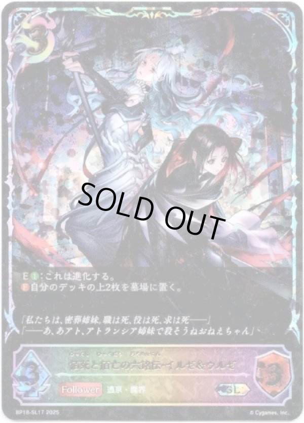 画像1: ※傷有り品（返品交換対象外）【スーパーレジェンド】佰死と佰亡の六銘伝・イルゼ＆ウルゼ