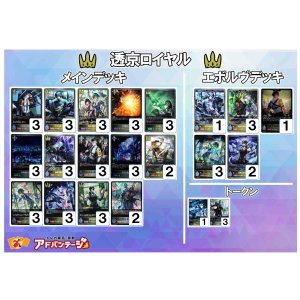 画像: 【シャドバエボルヴデッキ】透京ロイヤル