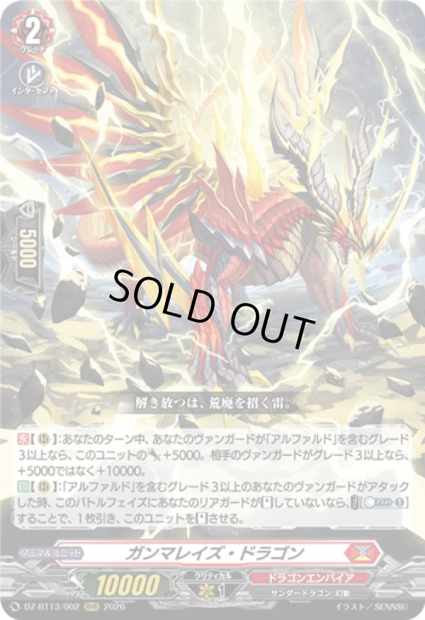 画像1: ガンマレイズ・ドラゴン