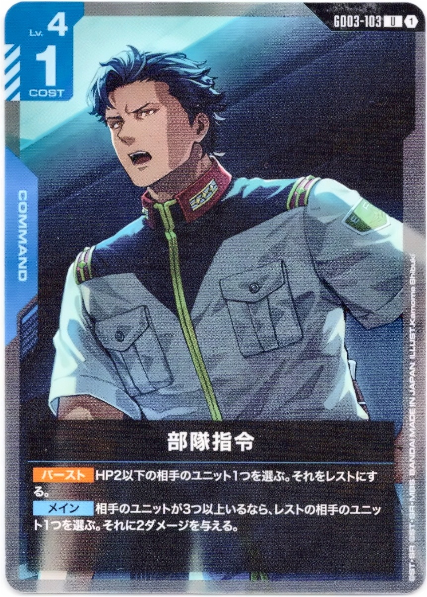 画像1: 部隊指令