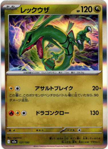 画像1: 【エネルギー柄ミラー】レックウザ