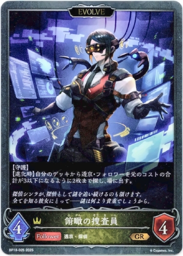 画像1: 【EVOLVE】俯瞰の捜査員