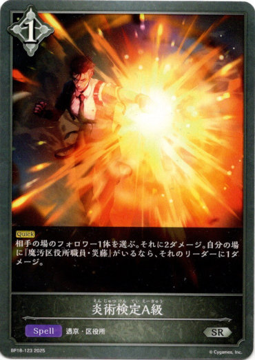 画像1: 炎術検定A級