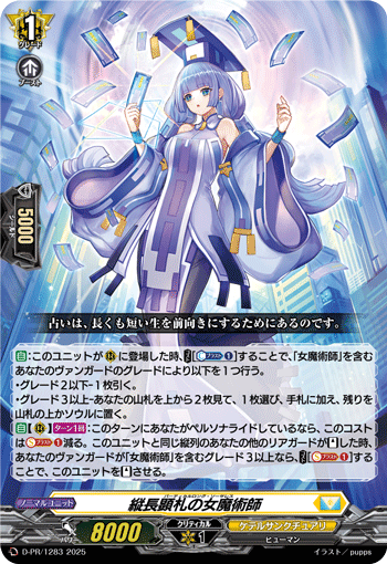 画像1: 縦長顕札の女魔術師